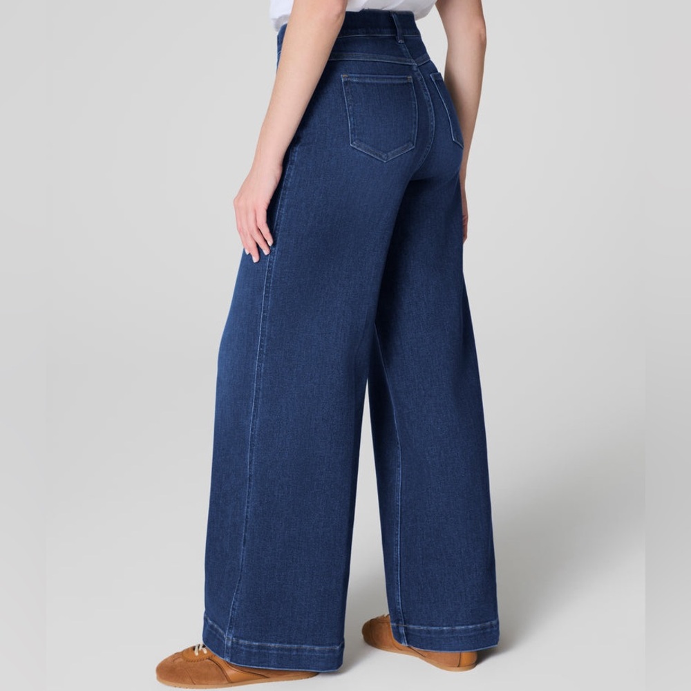 Spanx Wide Leg Denim Jeans
